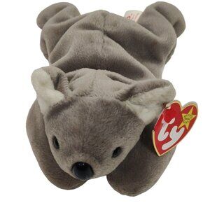 Ty Beanie Babies Mel Koala Bear Plush Stuffed Animal Toy Gray 8 in Hang Tag FLAW